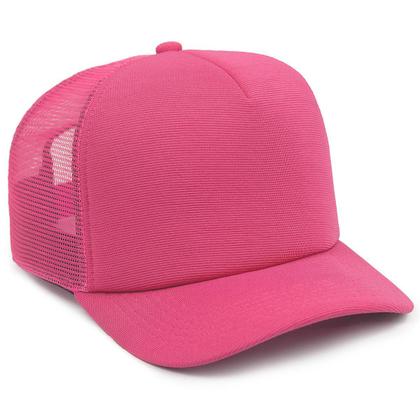 Imagem de Boné Trucker Liso Aba Curvada Com Ajustador