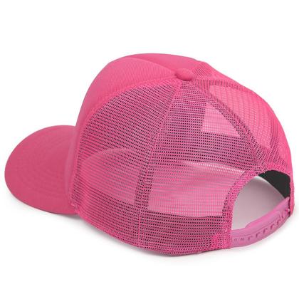 Imagem de Boné Trucker Liso Aba Curvada Com Ajustador