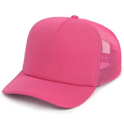 Imagem de Boné Trucker Liso Telinha Aba Curvada Com Regulagem