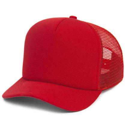 Imagem de Boné Trucker Liso Telinha Aba Curvada Com Regulagem