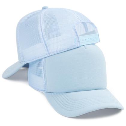 Imagem de Boné Trucker Liso Telinha Com Aba Curvada Masculino Feminino Com Ajustador