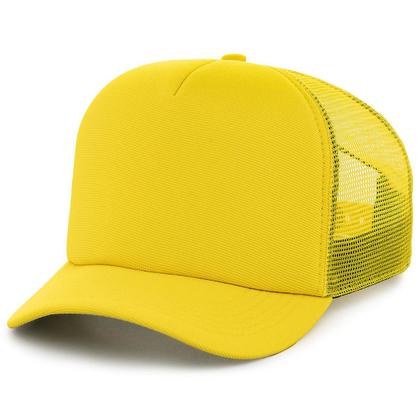 Imagem de Boné Trucker Liso Telinha Com Aba Curvada Masculino Feminino Com Ajustador