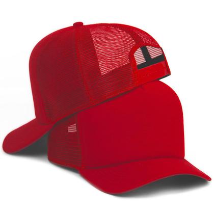 Imagem de Boné Trucker Liso Telinha Com Aba Curvada Masculino Feminino Com Ajustador