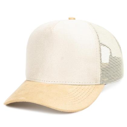 Imagem de Boné Trucker Telinha Em Camurça Country Aba Curvada Com Regulador