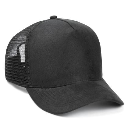 Imagem de Boné Trucker Telinha Em Camurça Country Aba Curvada Com Regulador