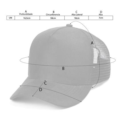 Imagem de Boné Trucker Telinha Em Camurça Country Aba Curvada Com Regulador