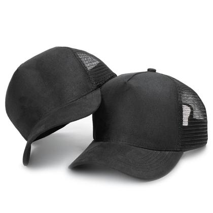 Imagem de Boné Trucker Telinha Em Camurça Country Aba Curvada Com Regulador