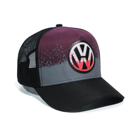 Imagem de Boné Trucker VW Aba Curva Telinha Envio Imediato Varias Cores Todo Brasil