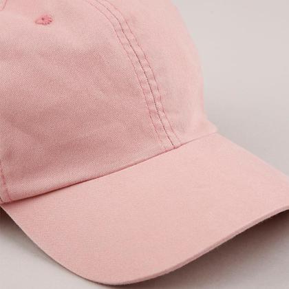 Imagem de Boné Unissex Estilo Beisebol Liso com Aba Curva