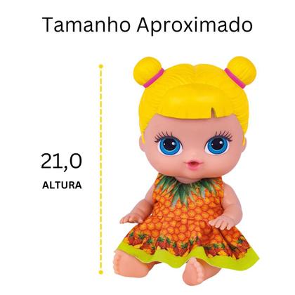 Imagem de Boneca Abacaxi Coleção Frutinhas com Cheiro Bebê - Cotiplás