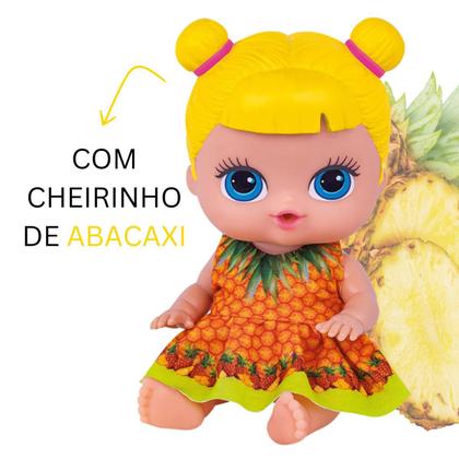 Imagem de Boneca Abacaxi Coleção Frutinhas com Cheiro Bebê - Cotiplás