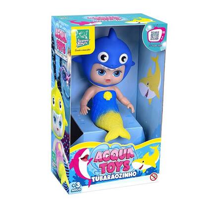 Imagem de Boneca Acqua Toys Tubarãozinho Sortidas - 477 - Super Toys