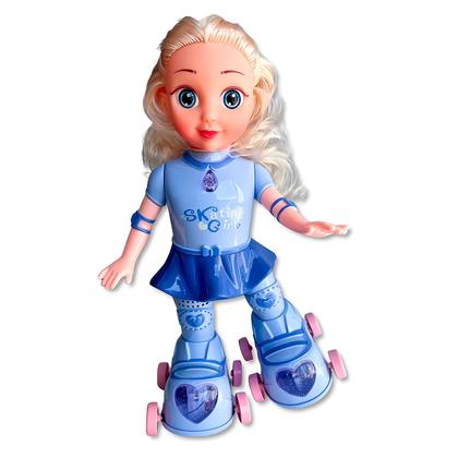 Imagem de Boneca Amy Patinadora Com Movimento Luzes E Sons Canta Patina Dança Menina