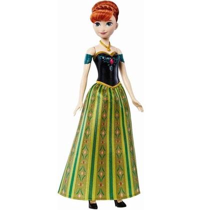 Imagem de Boneca Articulada 30cm Disney Frozen Anna Musical Deluxe Com Vestido De Baile - Hasbro - HPD94