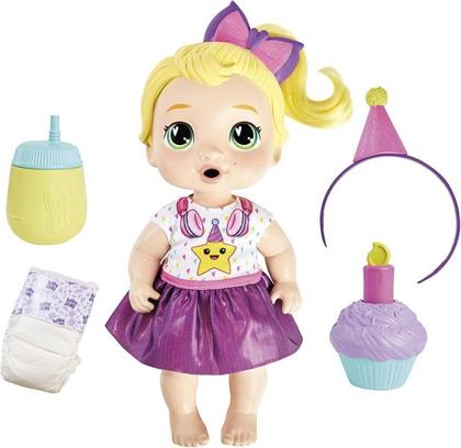Imagem de Boneca Articulada Baby Alive Festa de Aniversário Lala Goo Goo Loira Com Velinha Mágica - Hasbro - G0343