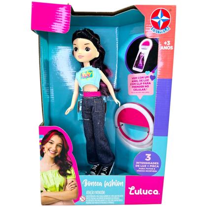 Imagem de Boneca articulada luluca fashion com arro de luz