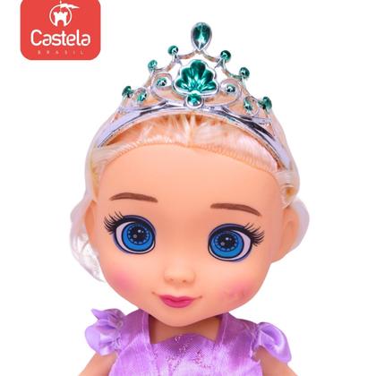Imagem de Boneca Articulada Princesa Melissa Vestido Roxo - Castela