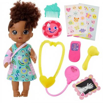Imagem de Boneca Baby Alive Dia De Cuidar Da Bella 8 Acessórios