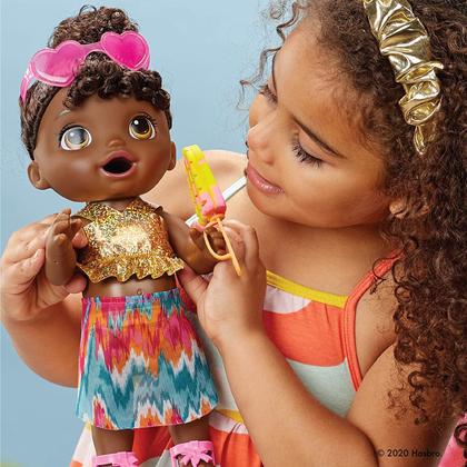 Imagem de Boneca Baby Alive Dia na Praia Negra Hasbro F1682