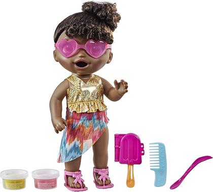 Imagem de Boneca Baby Alive Dia na Praia Negra Hasbro F1682