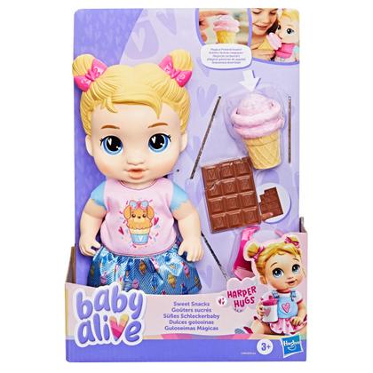 Imagem de Boneca baby alive guloseimas mágicas harper - hasbro g1449
