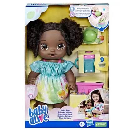 Imagem de Boneca Baby Alive Hora do Suco Negra - Hasbro