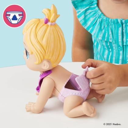 Imagem de Boneca Baby Alive Lil Snacks come cocô, lanche, 20 cm, cabelo loiro