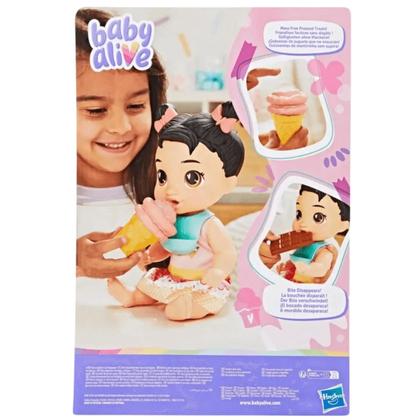 Imagem de Boneca Baby Alive Morena Katie Kat Guloseimas Mágicas Hasbro