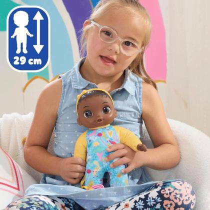 Imagem de Boneca Baby Alive Negra Bebê Fofinha Corpo Macio 28cm Hasbro
