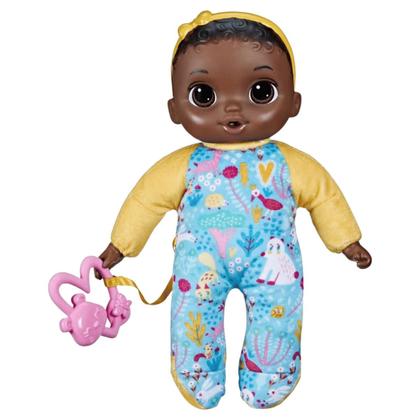 Imagem de Boneca Baby Alive Negra Bebê Fofinha Corpo Macio 28cm Hasbro
