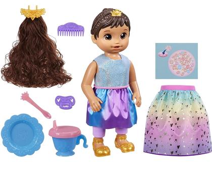 Imagem de Boneca Baby Alive Princesa Ellie Grows Up Morena Hasbro