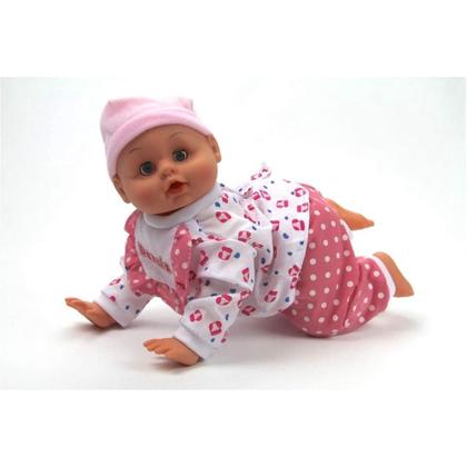 Imagem de Boneca Baby Bebê Engatinha Fala Musical Toca Menina Infantil
