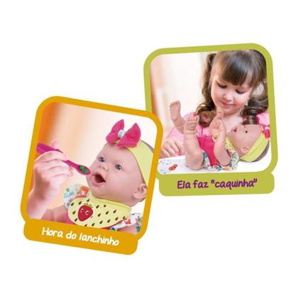 Imagem de Boneca Baby Ninos Hora Do Lanche Reborn 2406 Cotiplás