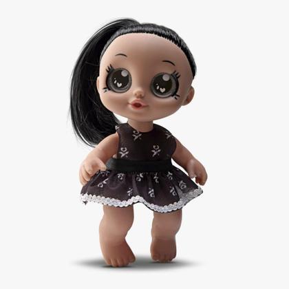 Imagem de Boneca Baby Rainbowzinha Fashion Cabelo Preto 875 - Bambola