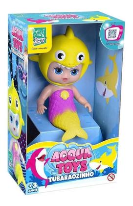 Imagem de Boneca Baby Shark Little Dolls Alive Tubarãozinho 100% Vinil
