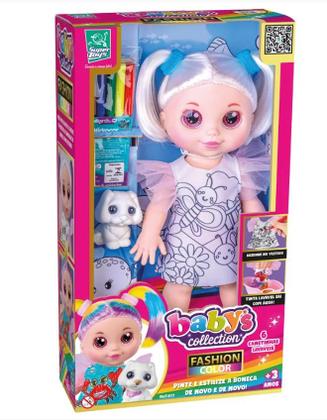 Imagem de Boneca Babys Collection Fashion Para Colorir