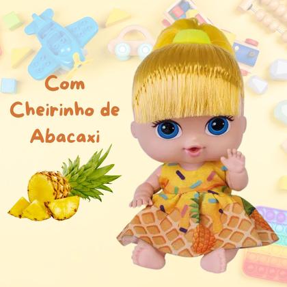 Imagem de Boneca Babys Collection Mini Sorvetinho com Cheirinho