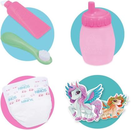 Imagem de Boneca Babys Collection Unicórnio Super Toys