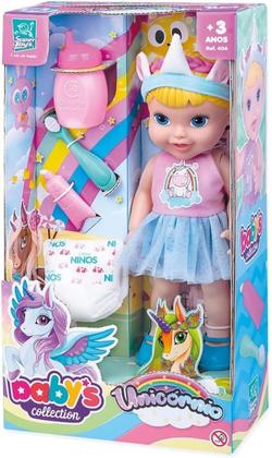 Imagem de Boneca Babys Collection Unicórnio Super Toys