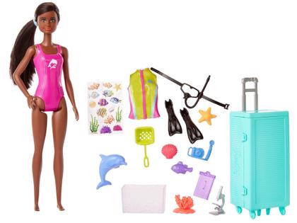 Imagem de Boneca Barbie Bióloga Marinha com Acessórios - Mattel