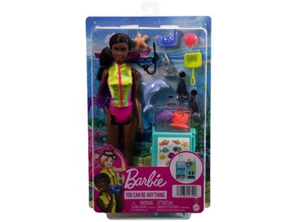 Imagem de Boneca Barbie Bióloga Marinha com Acessórios - Mattel