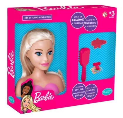 Imagem de Boneca Barbie busto de pentear mini styling head core