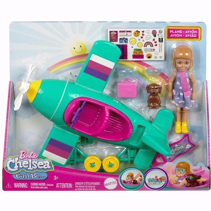 Imagem de Boneca Barbie Chelsea Piloto de Avião - Mattel UNICA