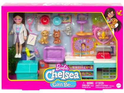 Imagem de Boneca Barbie Chelsea Posso Ser Veterinária Mattel - HGT12