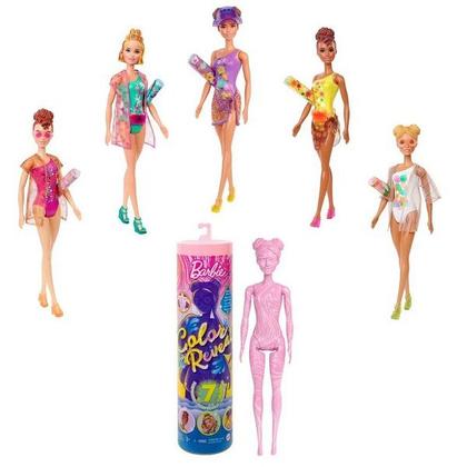 Imagem de Boneca Barbie Color Reveal 7 Surpresas SOL e Areia Mattel GWC57