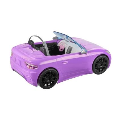 Imagem de Boneca Barbie Com Carro Conversível Roxo Mattel