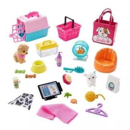 Imagem de Boneca Barbie Conjunto Pet Shop com Boneca e Acessórios MATTEL