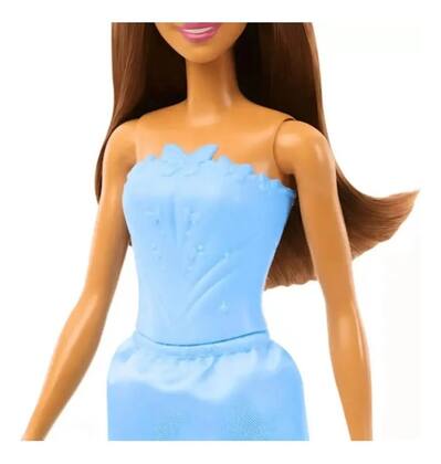 Imagem de Boneca Barbie Donzelas Fantasy Morena Vestido Azul