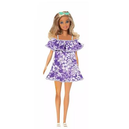 Imagem de Boneca Barbie Ecológica Loira 28cm - Mattel GRB35
