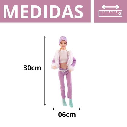 Imagem de Boneca Barbie Esquiadora Fashion C/ Acessórios - Pica Pau